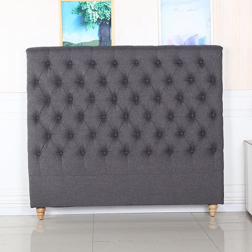 Talbingo French Provincial Bed Head, Charcoal Double