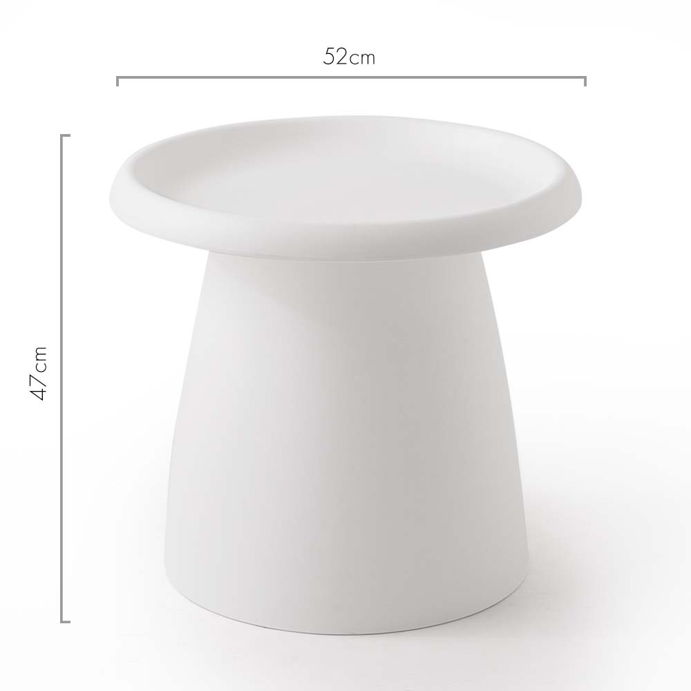 Millgrove Round Coffee Table 52cm, White