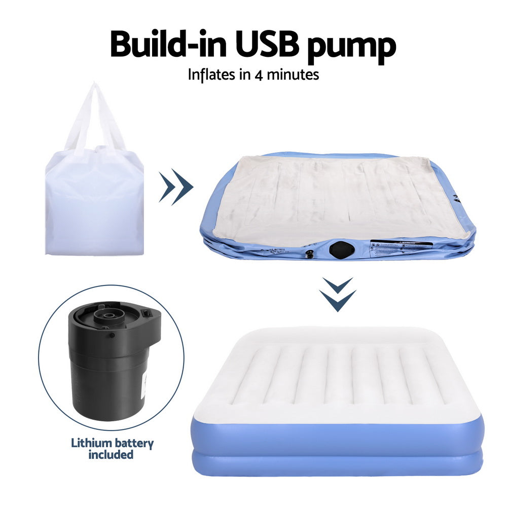 Tekarra Air Mattress, Queen Inflatable Bed 41cm