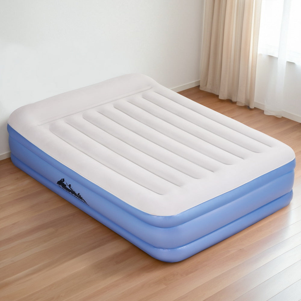 Opabin Air Mattress Queen, 50cm Inflatable with Built In Pump
