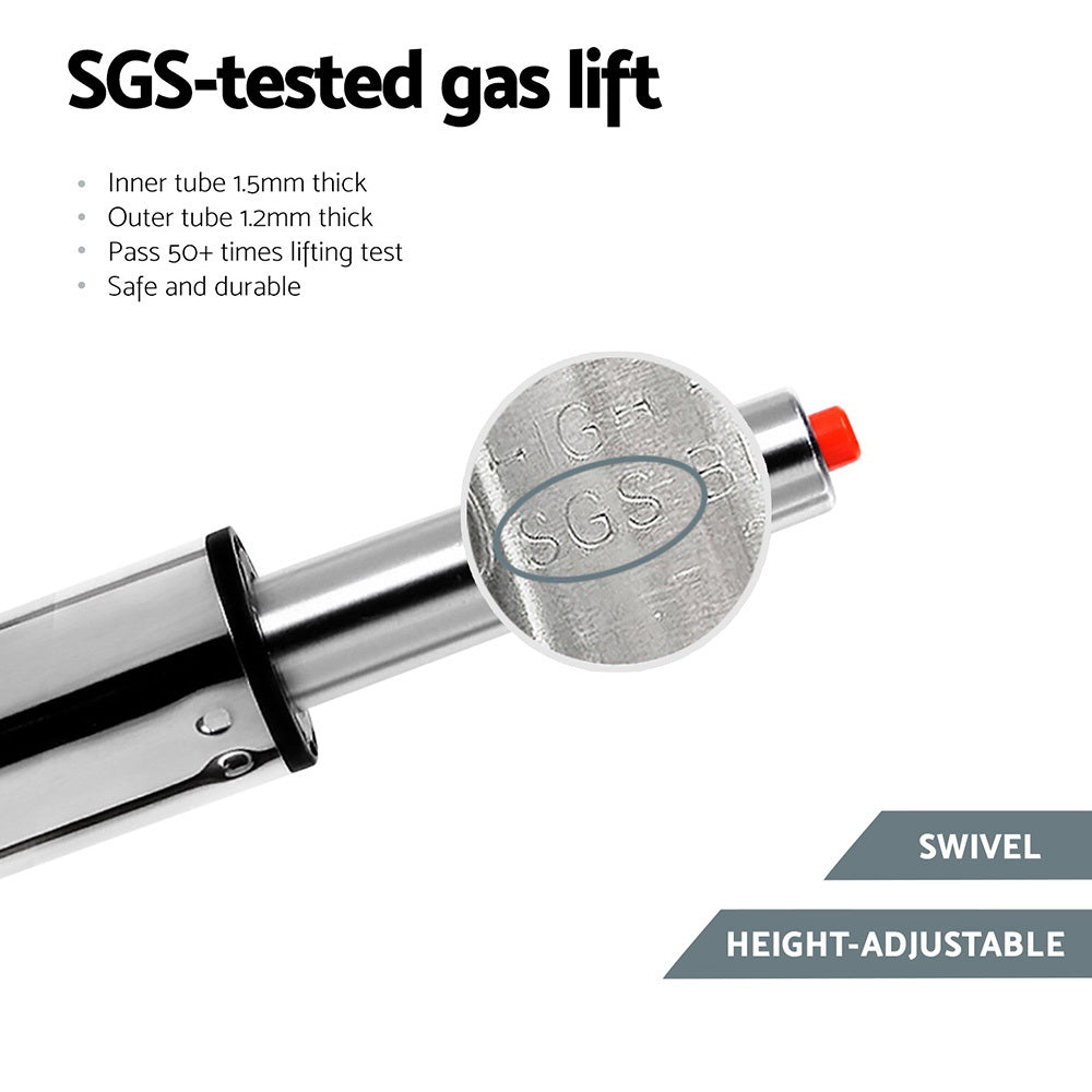 Artiss Premium Brown Leather Bar Stools