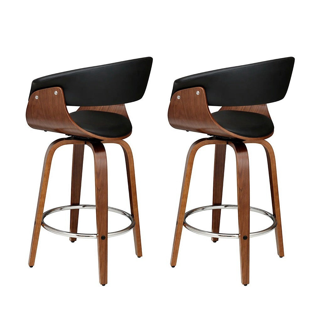 Red Hill black bar stool in a modern Australian kitchen view 3