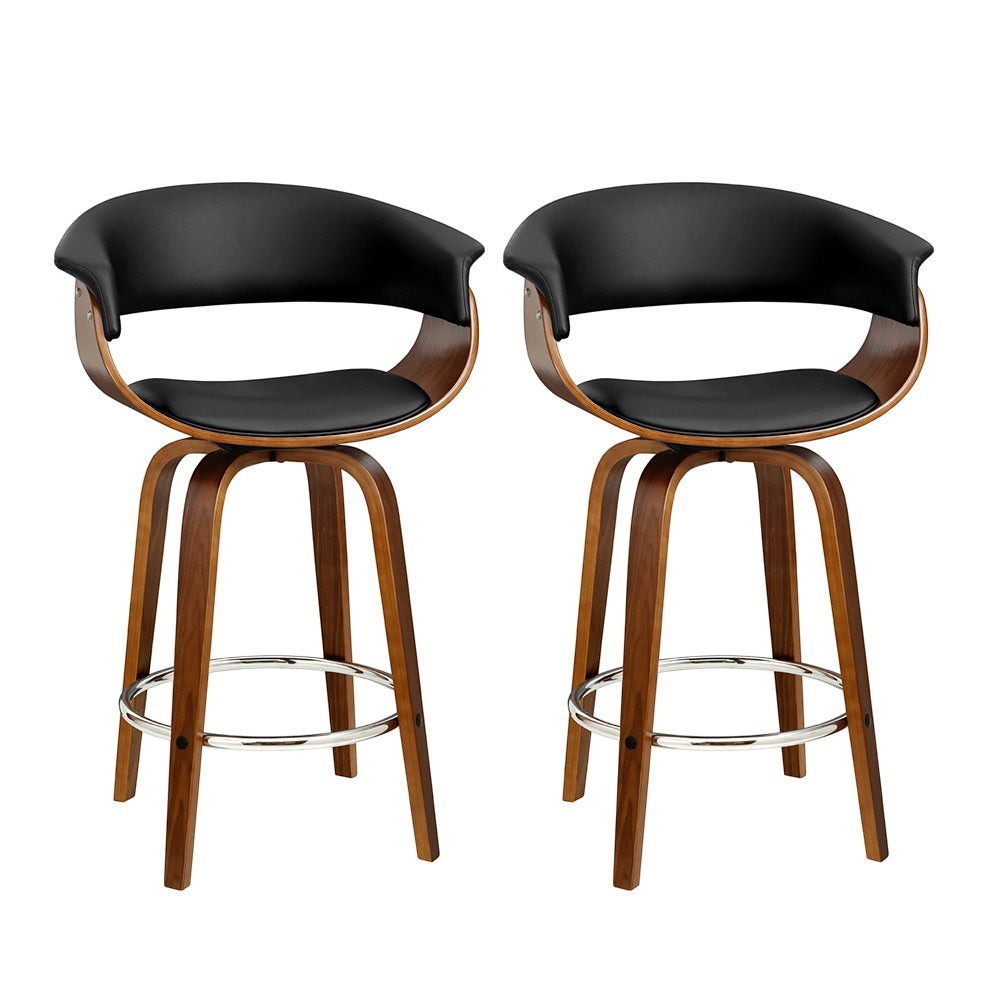 Red Hill black bar stool in a modern Australian kitchen view 8