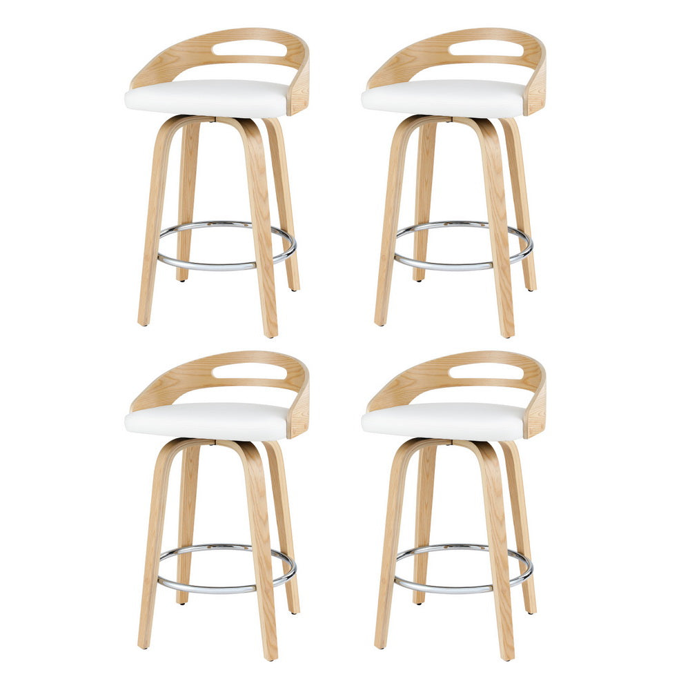 Artiss swivel bar stool base and footrest detail — Allure Home Collections