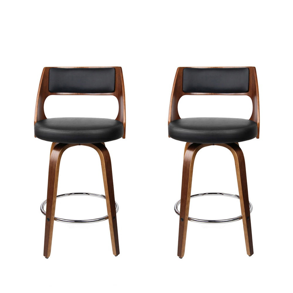 Artiss leather bar stool seat and backrest close-up — Allure Home Collections