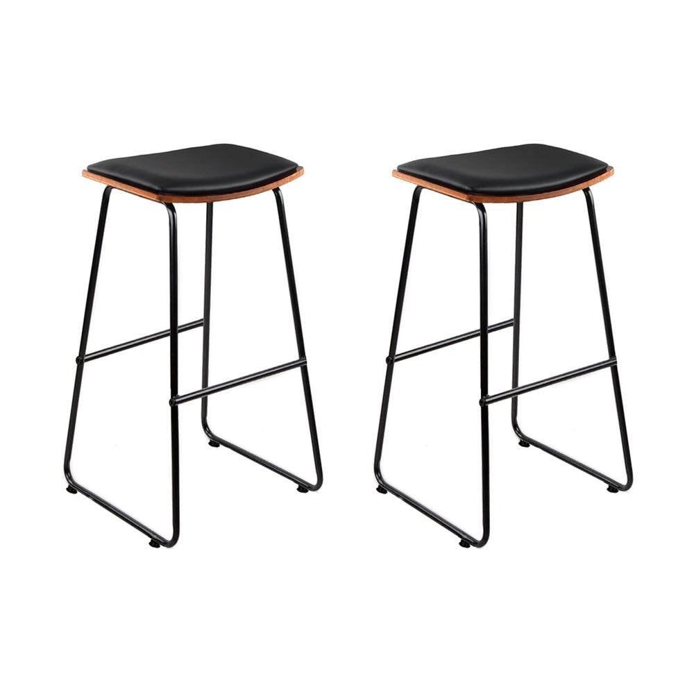 Tyabb black bar stool in a modern Australian kitchen view 8