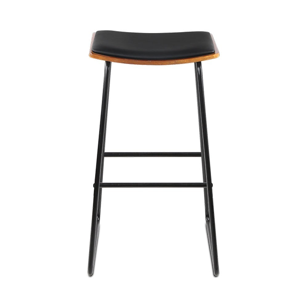Tyabb black bar stool in a modern Australian kitchen view 3