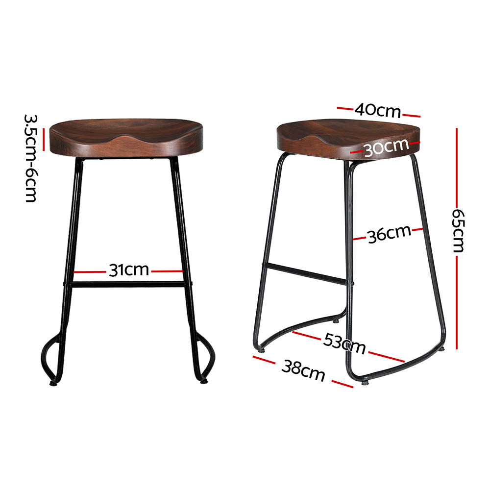 Flinders black bar stool in a modern Australian kitchen view 2