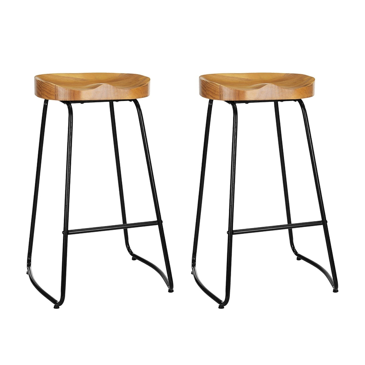 Flinders natural bar stool in a modern Australian kitchen view 8