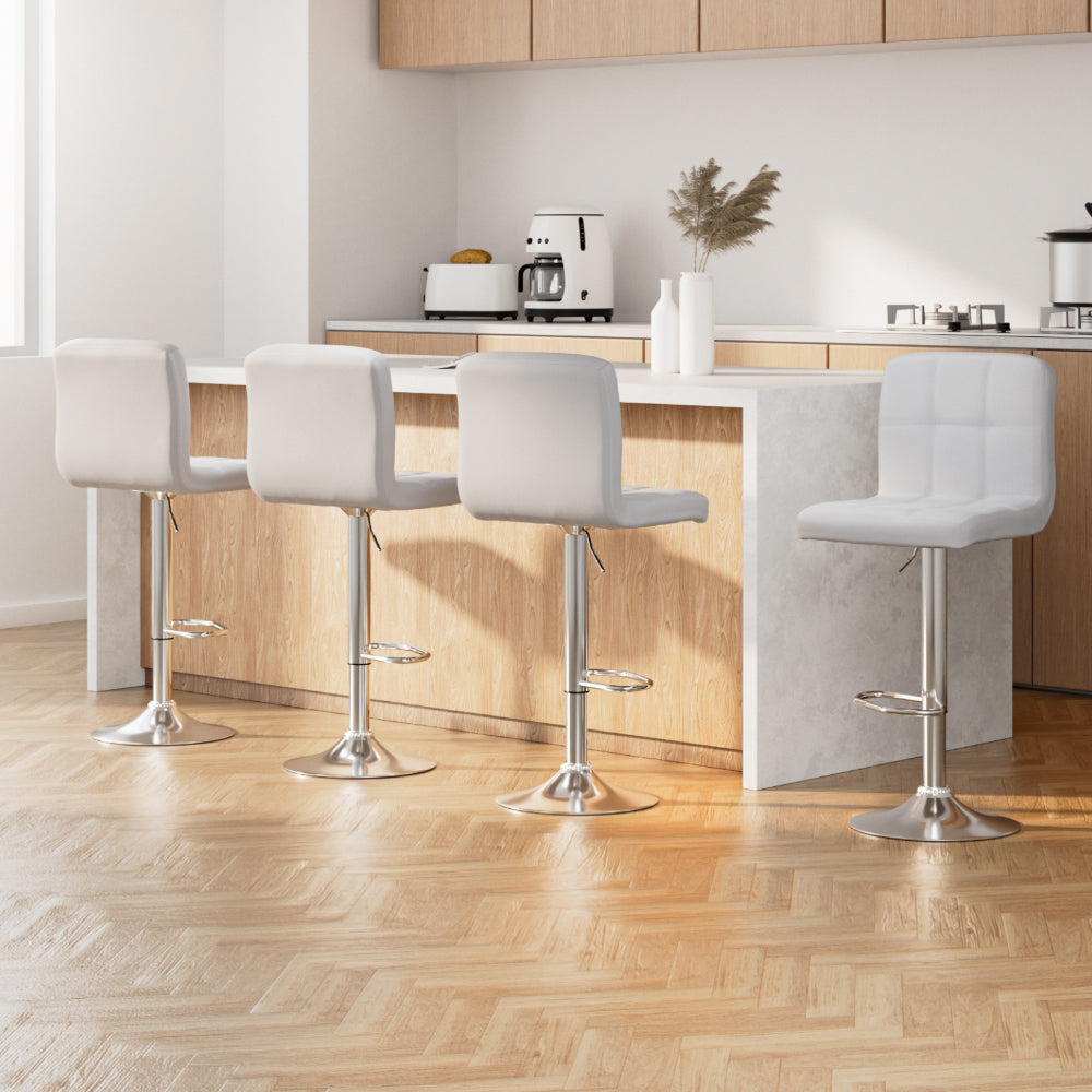 Artiss Noel Leather Gas Lift Bar Stool