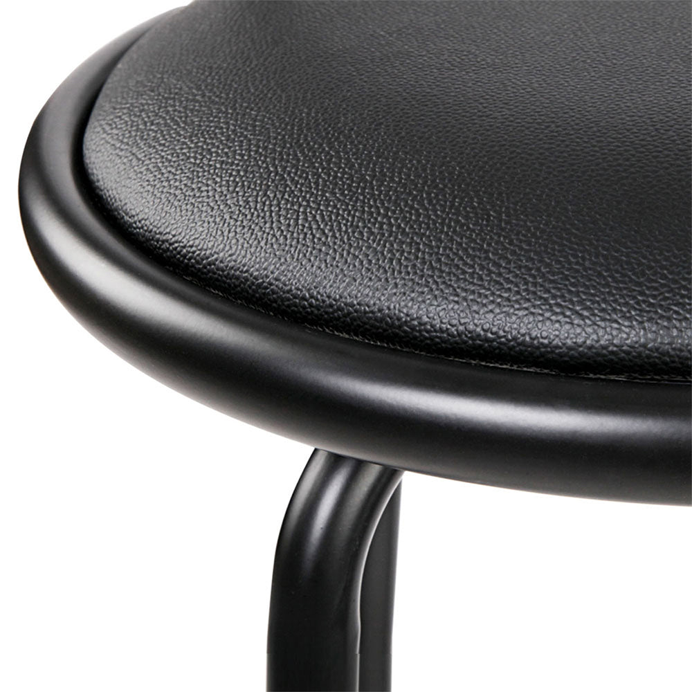 Pair of Artiss swivel metal base bar stools in contemporary kitchen — Allure Home Collections