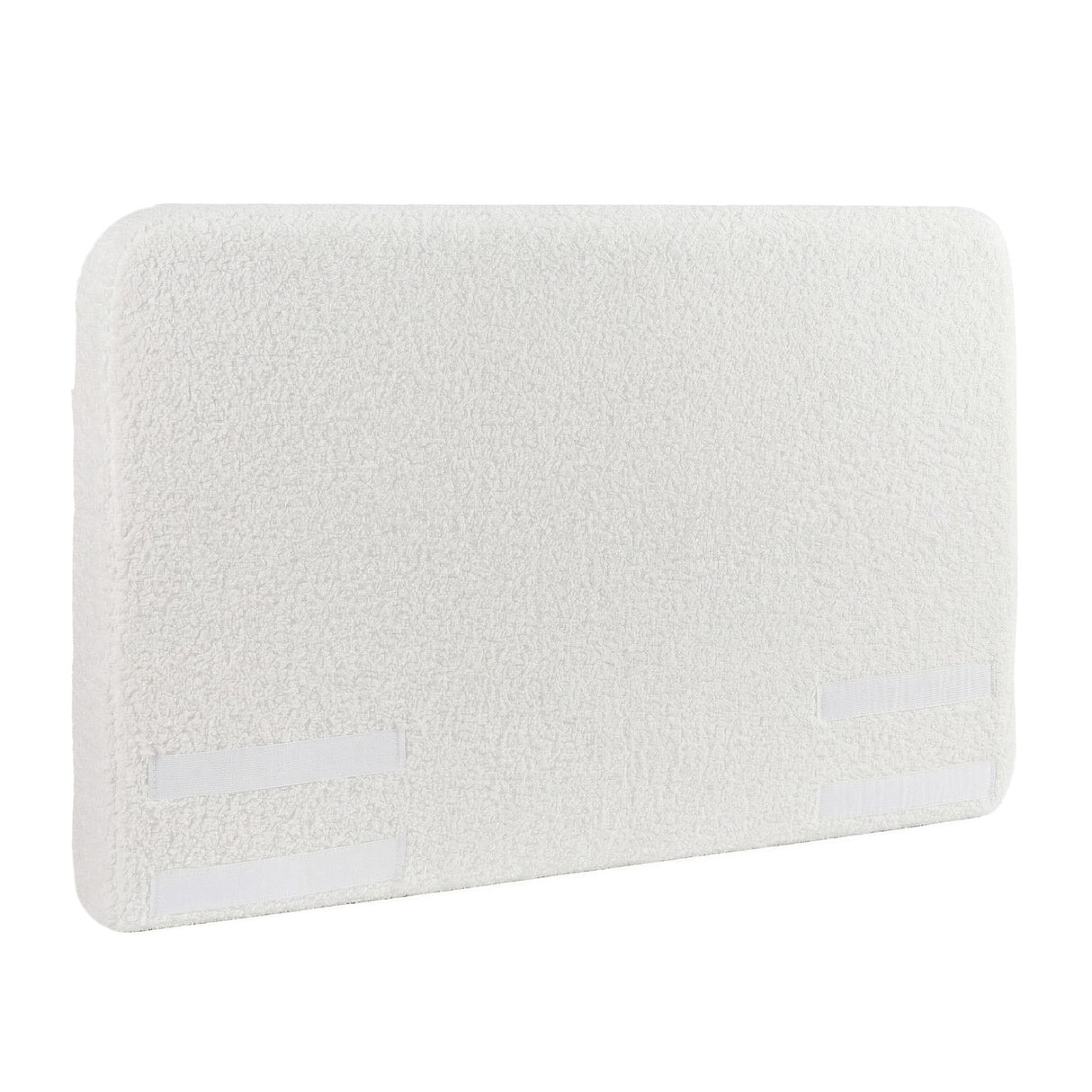 Buckenderra Boucle Bed Head, White Double
