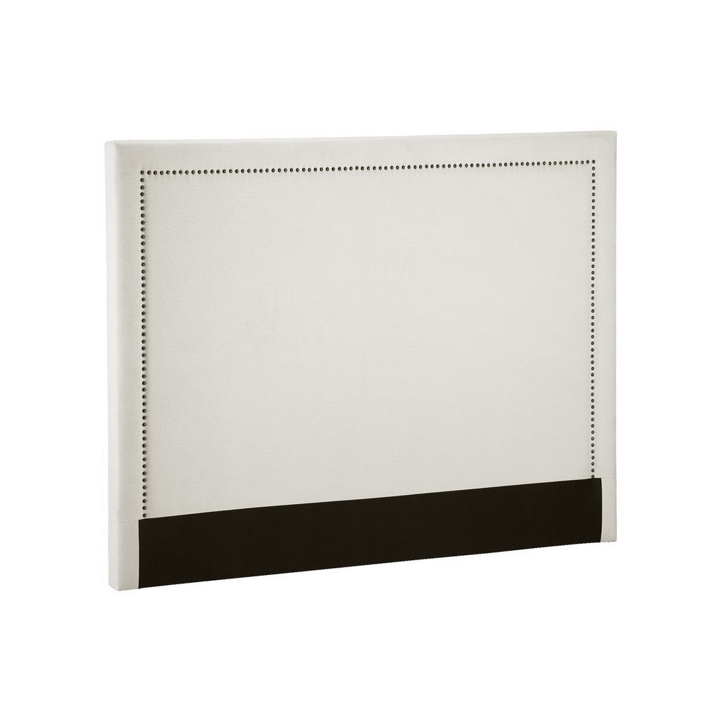 Adaminaby Studded Bed Head, Beige Queen image 7