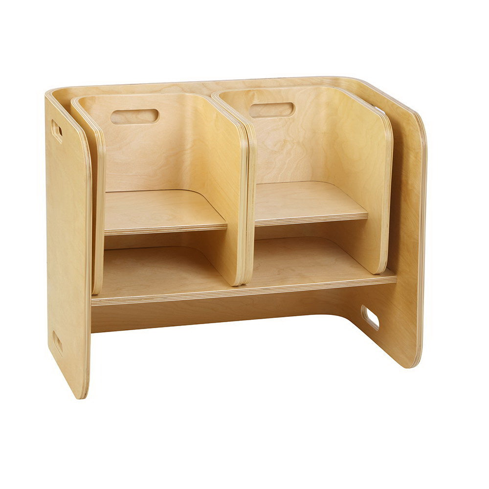 Kids multifunctional table and chairs used as a side table