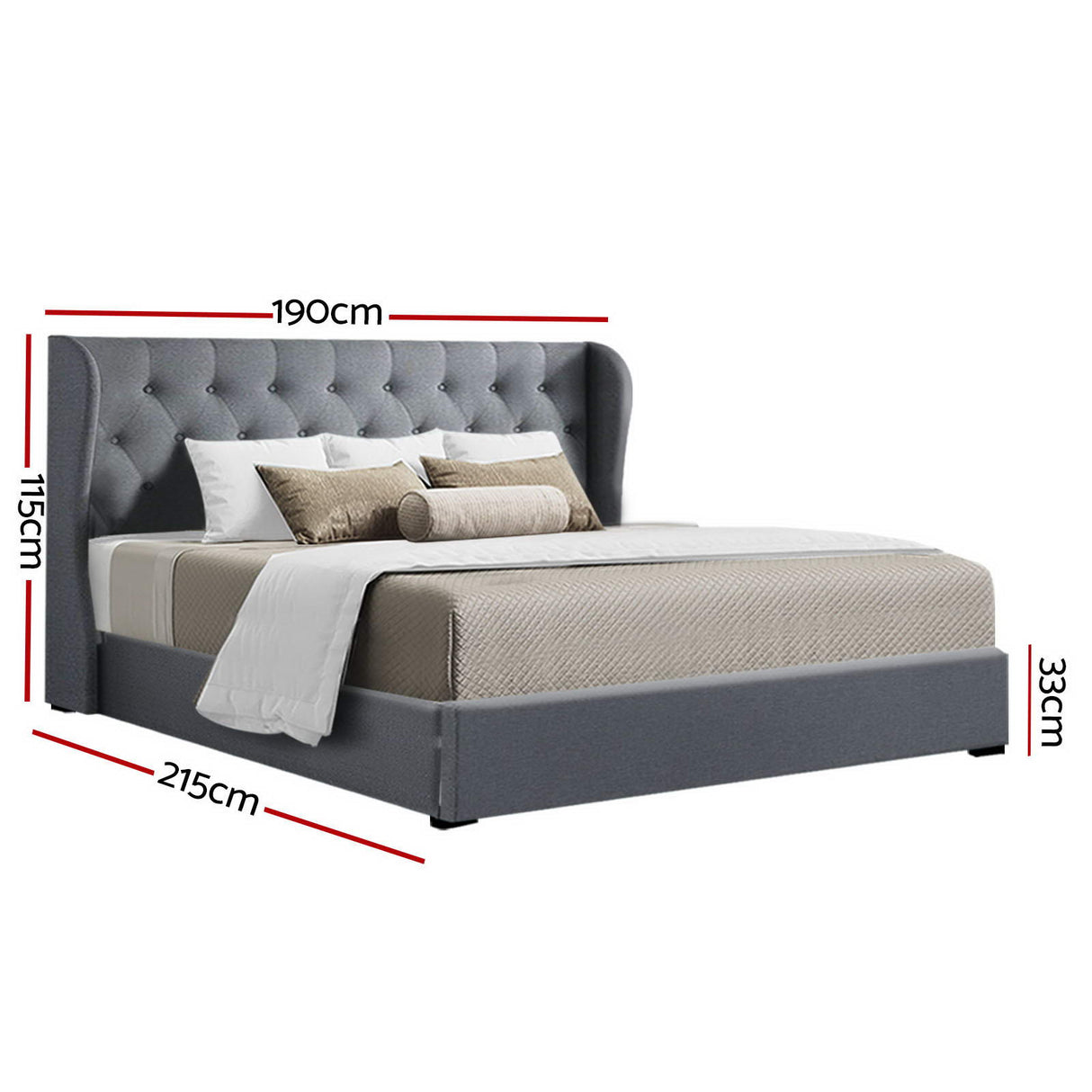 Imola Gas Lift Bed Frame
