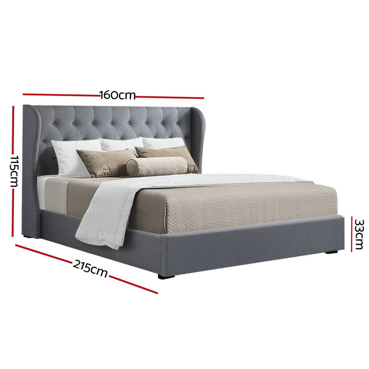 Imola Gas Lift Bed Frame