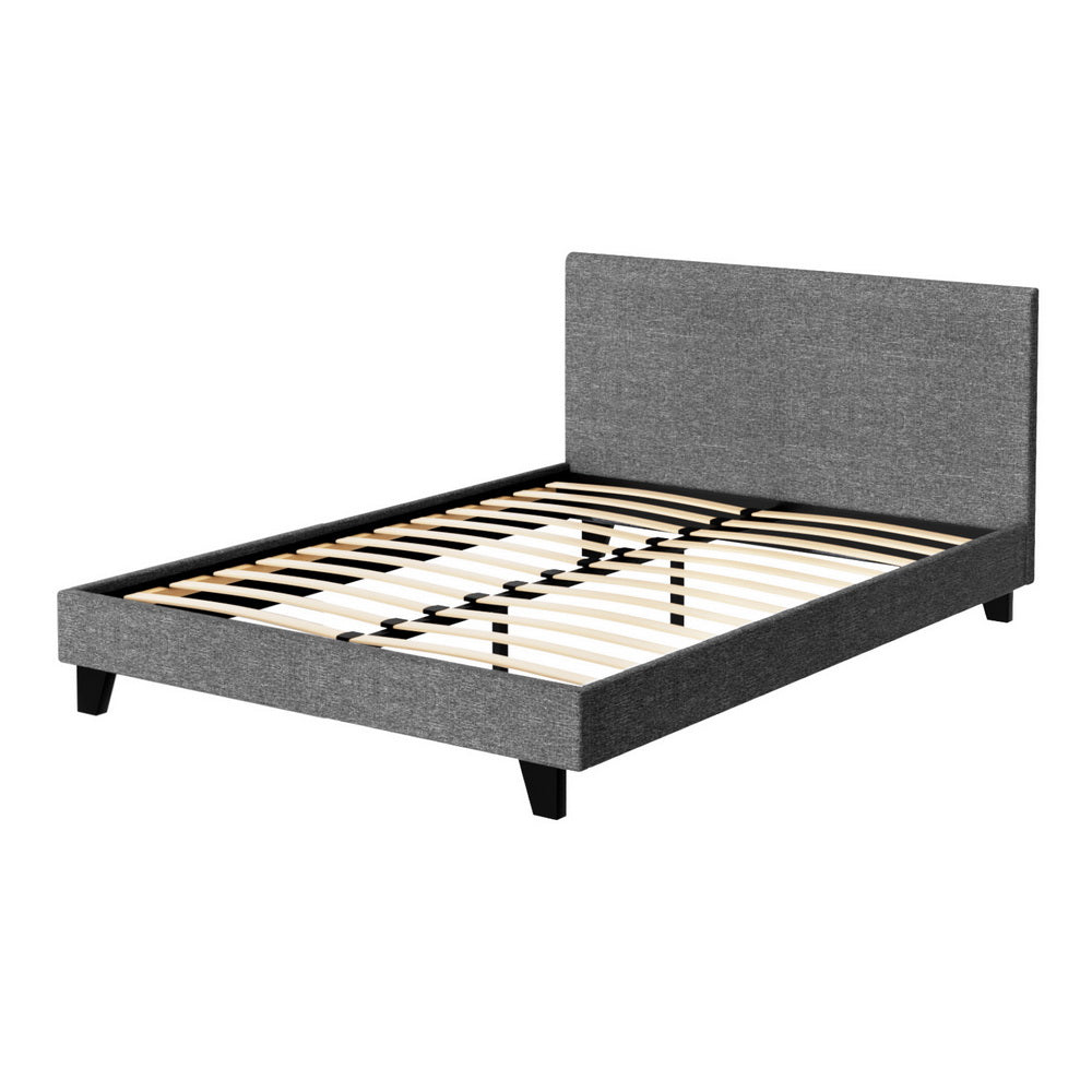 Como Double Bed Frame, Grey
