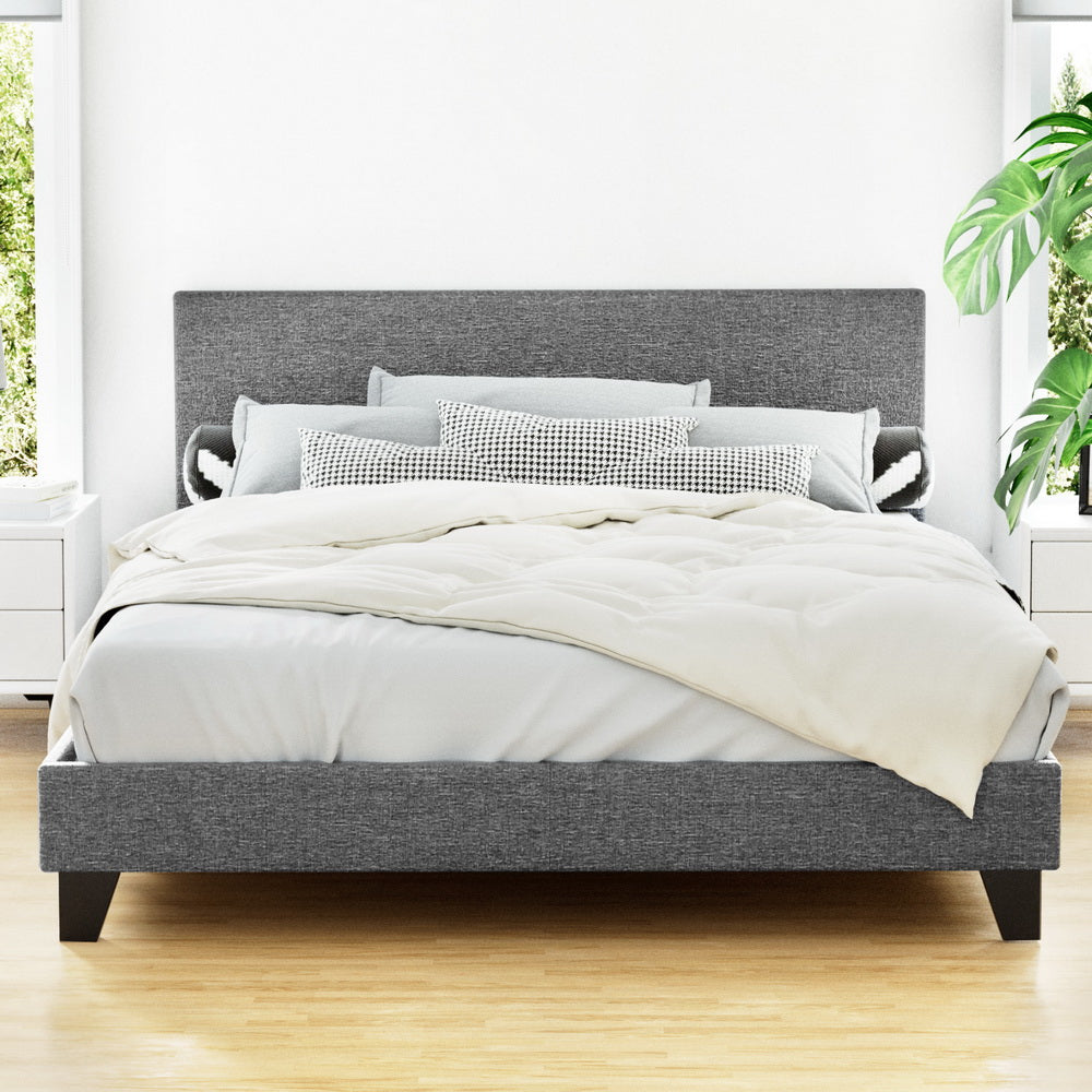 Como Double Bed Frame, Grey