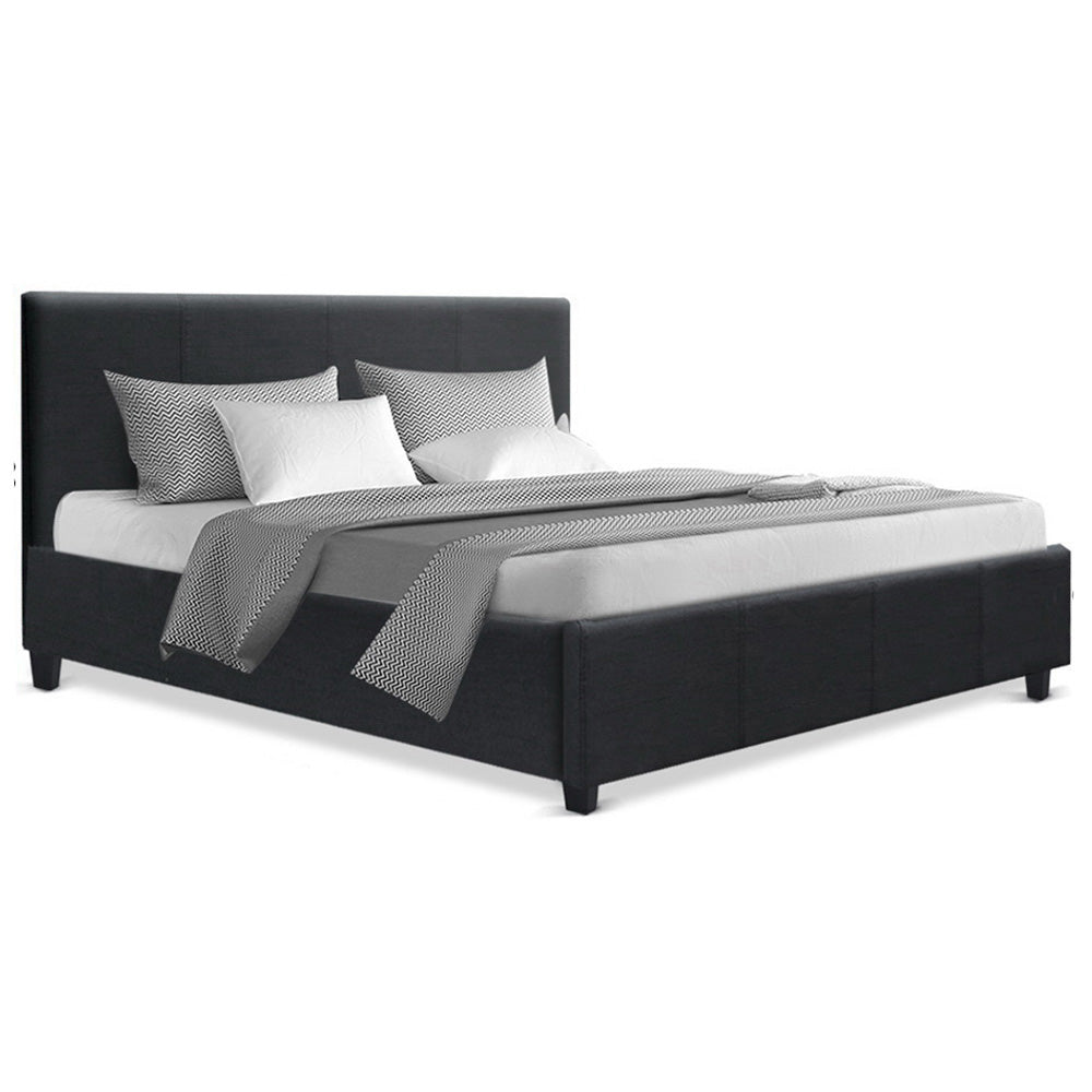 Livorno Queen Bed Frame, Charcoal