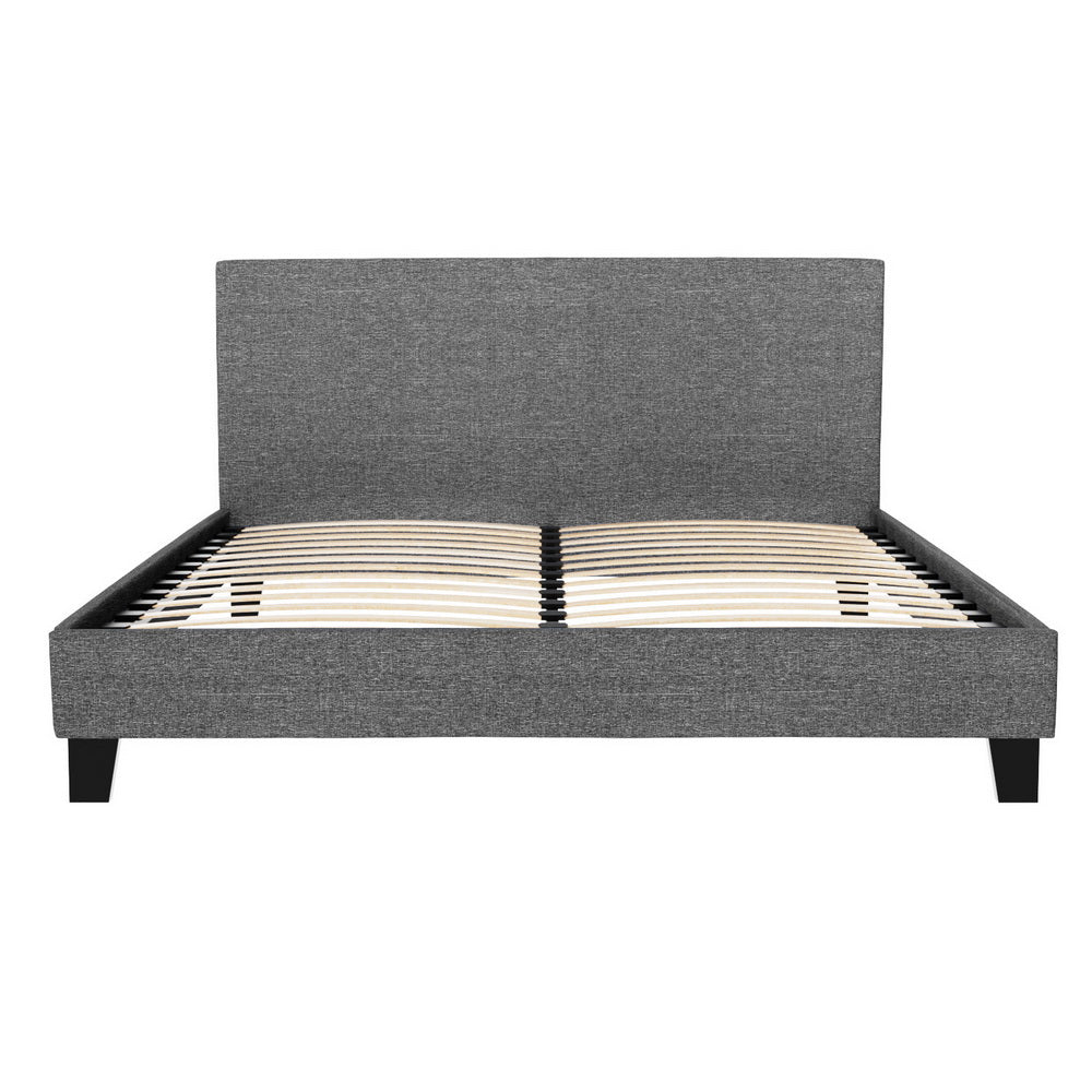Como Queen Bed Frame, Grey