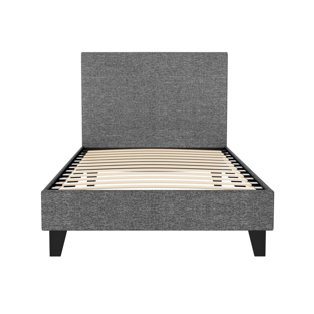 Como Single Bed Frame, Grey