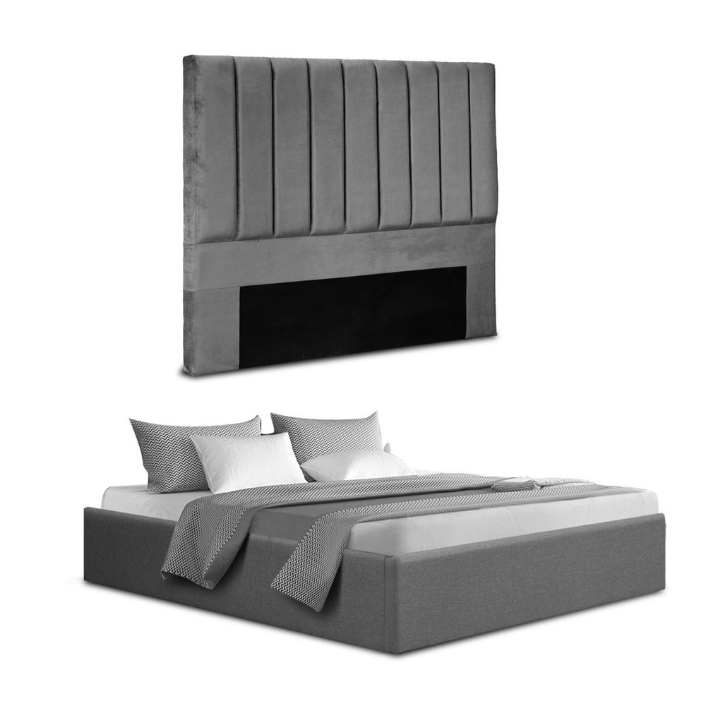 Rozelle Gas Lift Bed, Velvet, view 7