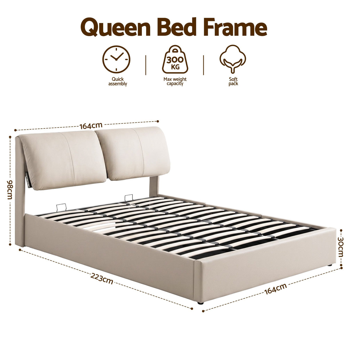 Mosman Gas Lift Bed, view 5