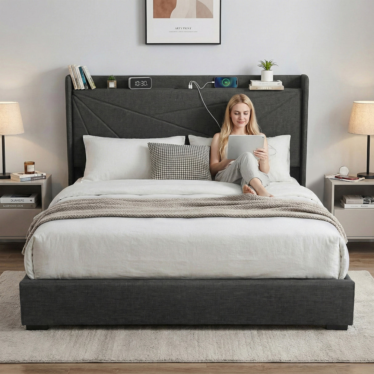 Padua Gas Lift Bed Frame