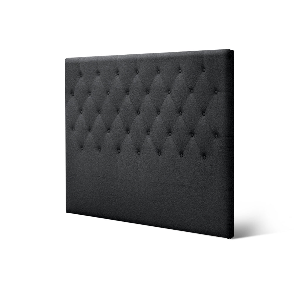 Chakola Tufted Bed Head, Charcoal Double