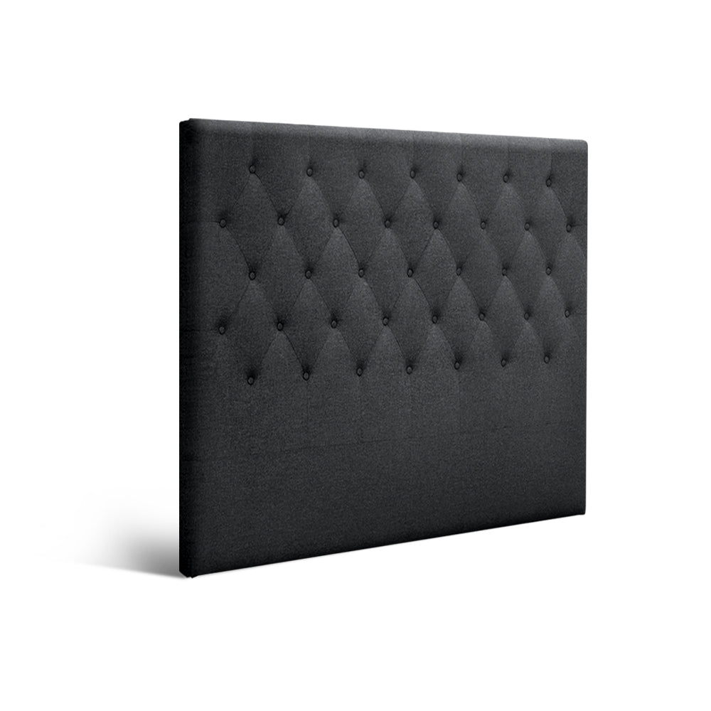 Chakola Tufted Bed Head, Charcoal Double