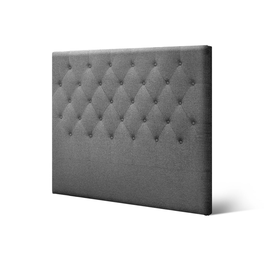 Chakola Tufted Bed Head, Grey King Single