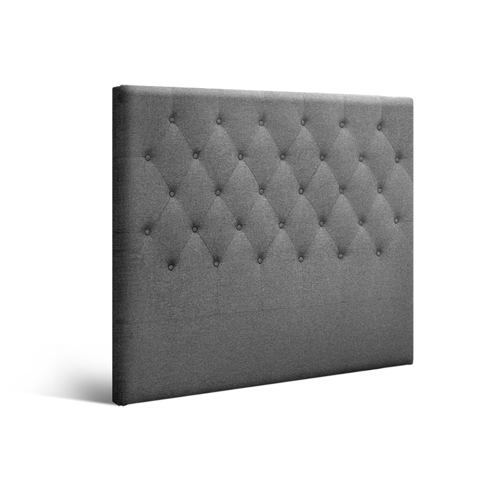 Chakola Tufted Bed Head, Grey King Single