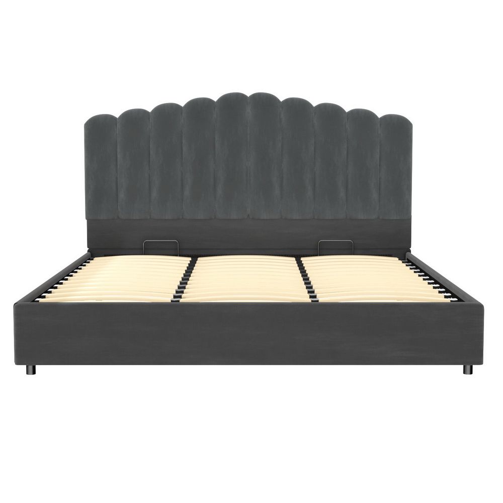 Rimini King Gas Lift Bed Frame, Grey