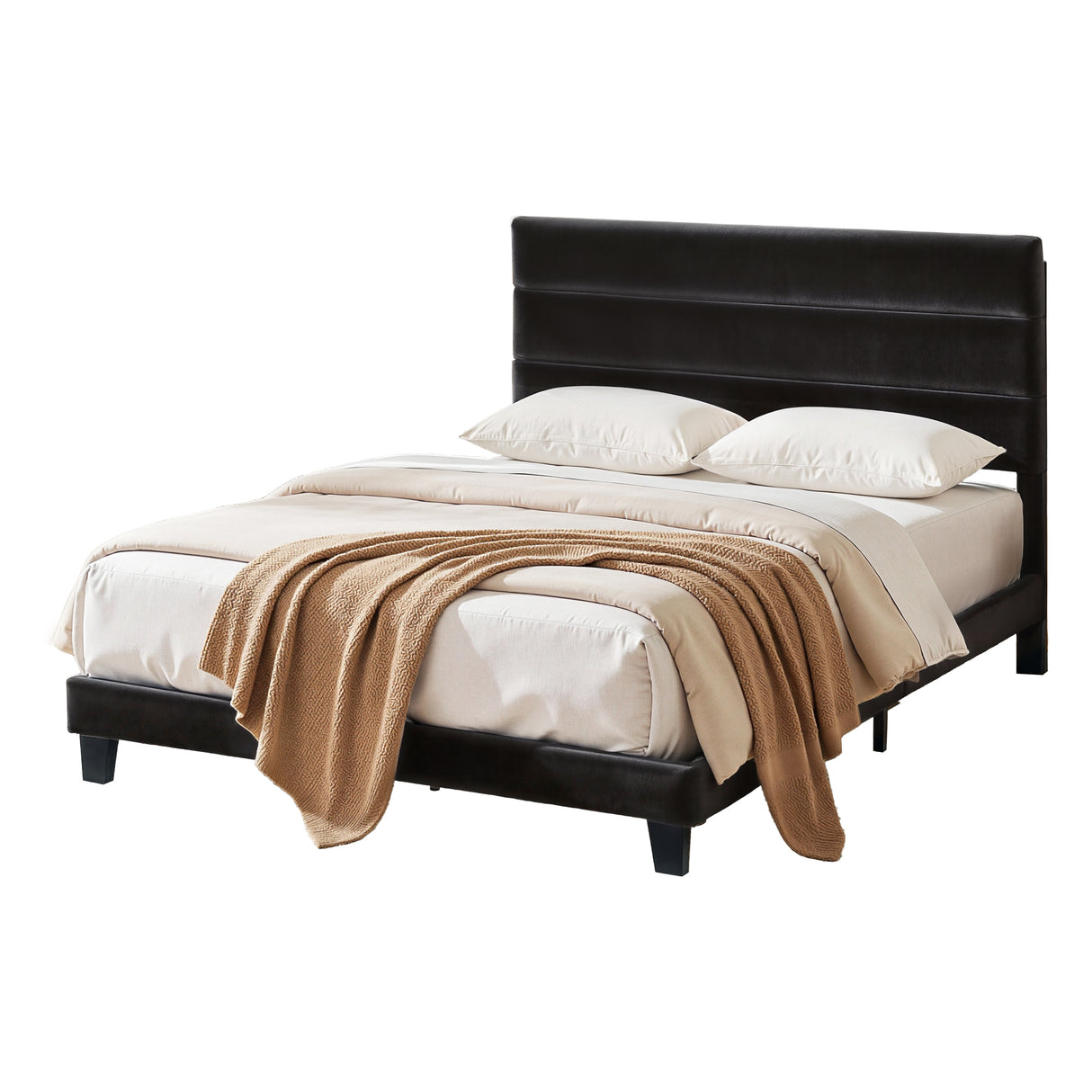 Volterra Double Bed Frame, Black
