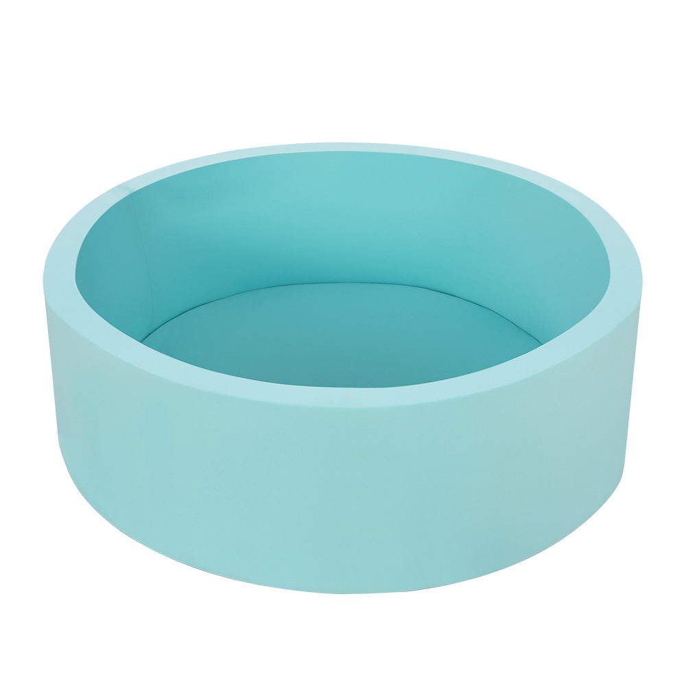 Blue ball pit padded foam walls
