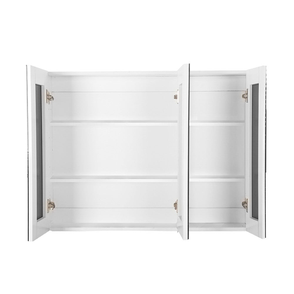Frances 1200mm Mirror Cabinet, White