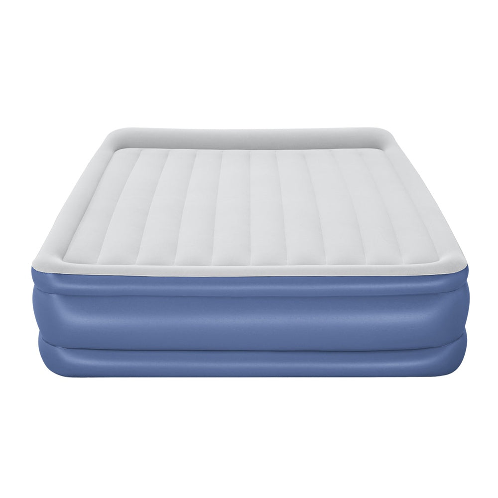 Abraham Air Mattress King, 56cm Inflatable Bed Blue