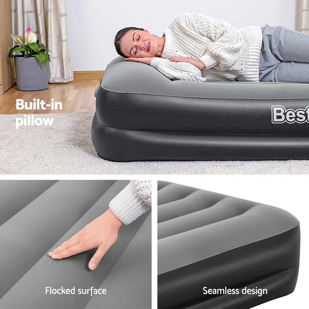 Balfour Air Mattress Single, 46cm with Built In Pump