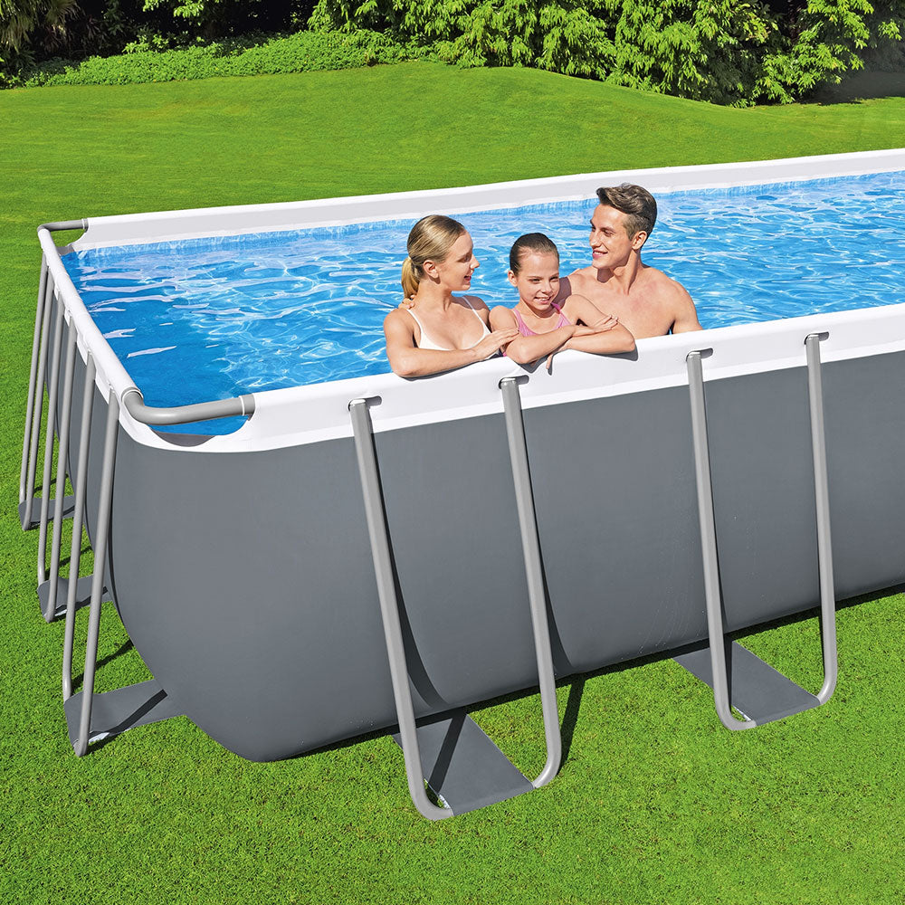 Lourinha Above Ground Steel Frame Pool, 732cm x 366cm x 132cm