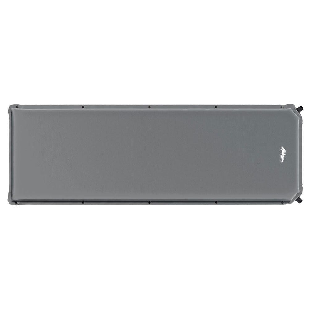 Pyramid Self Inflating Mattress, Single 6cm, Grey