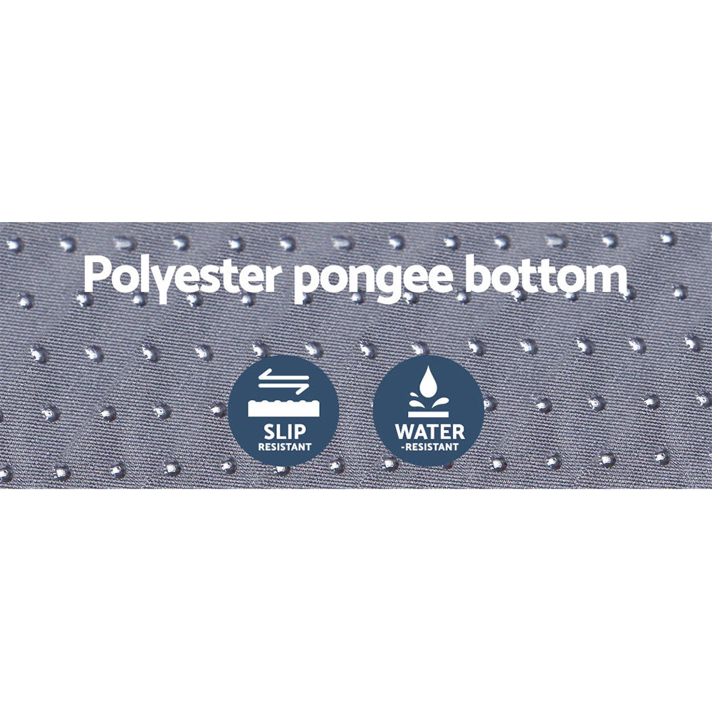 Patricia Self Inflating Mattress, Single 9.5cm, Black