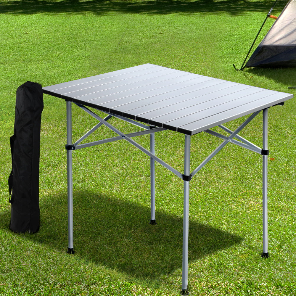 Tnorala Roll Up Folding Camp Table, 70cm