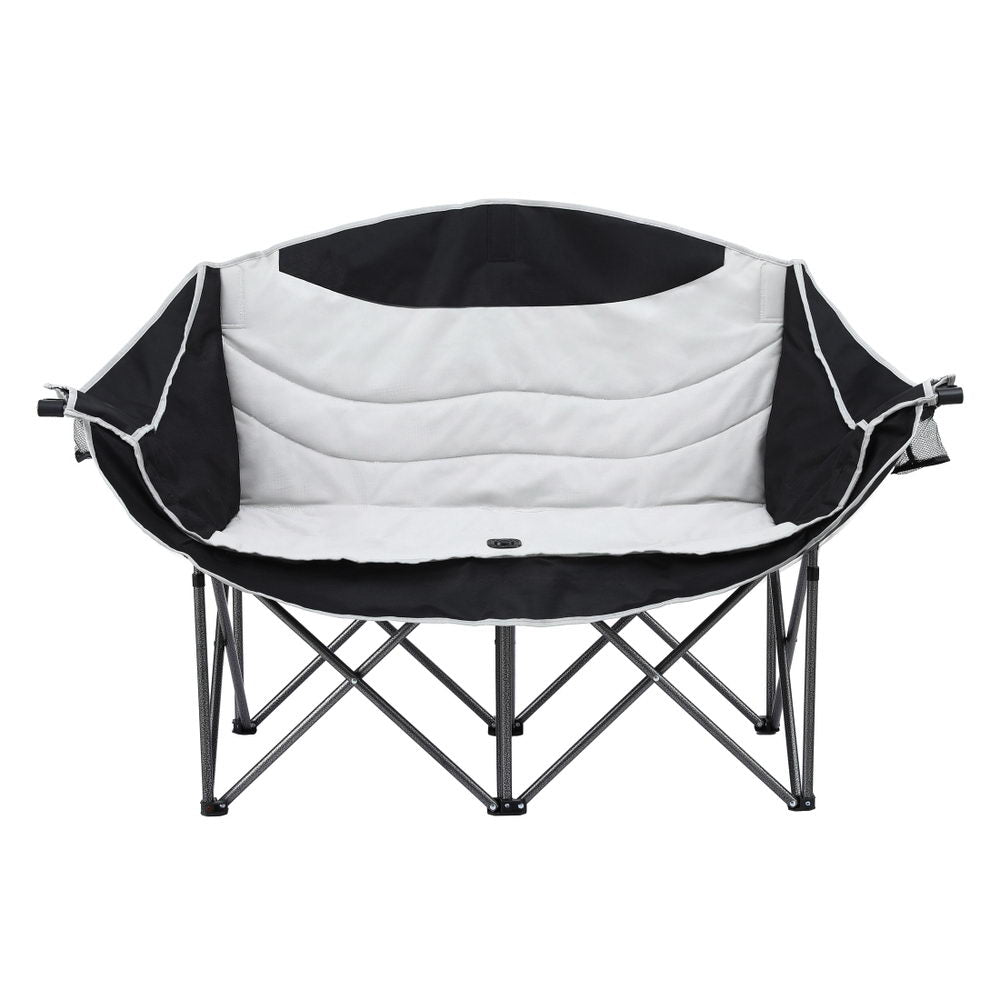 Trephina Double Folding Moon Chair, Two Seater 240kg