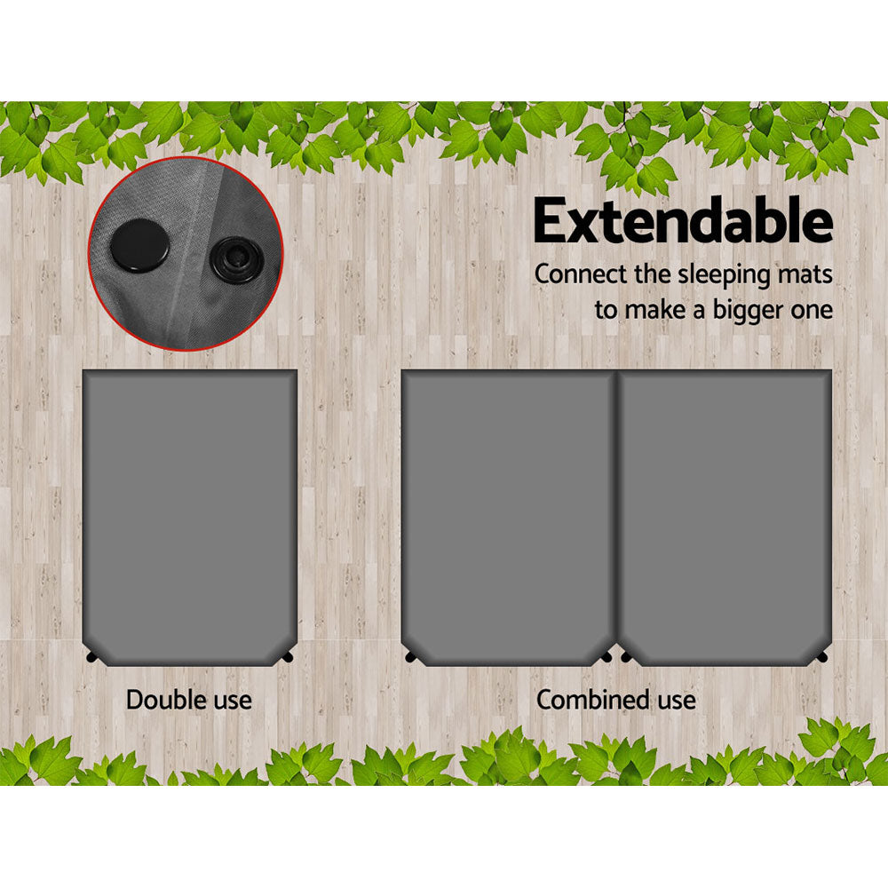 Dolomite Self Inflating Camping Mat, Single, Grey