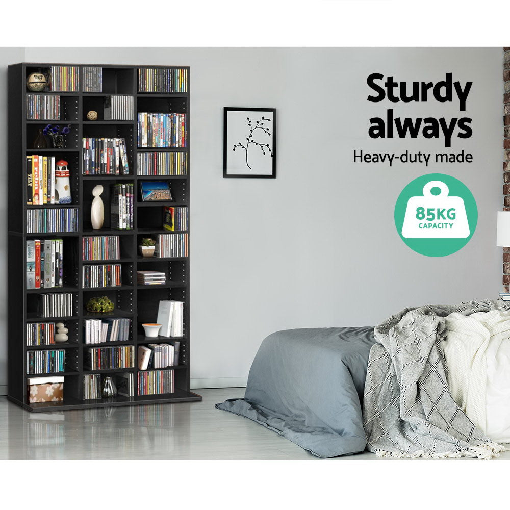 Norwood CD Storage Rack, Black