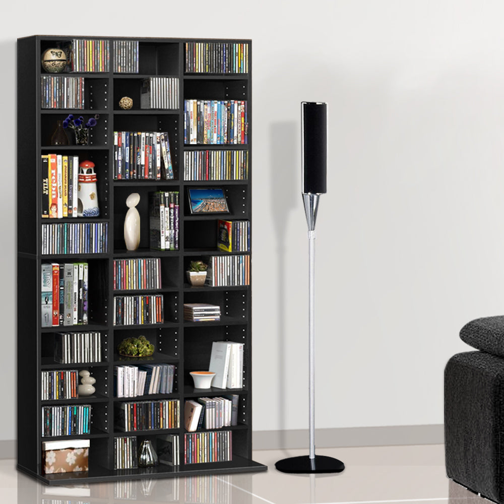 Norwood CD Storage Rack, Black