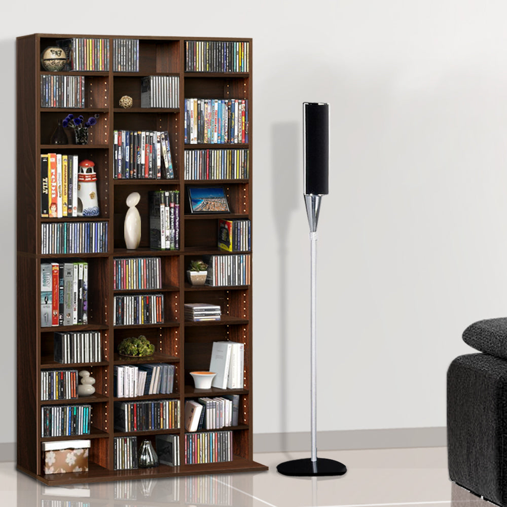 Norwood CD Storage Rack, Walnut