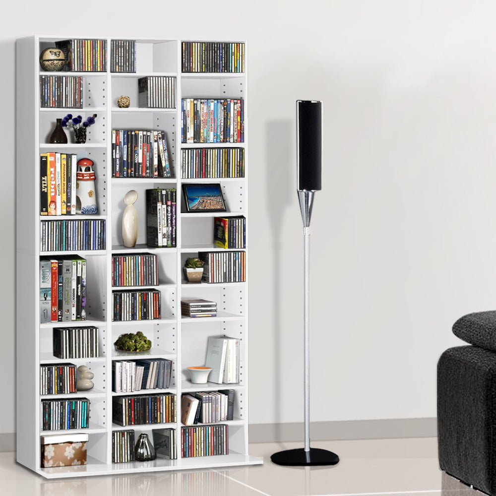 Norwood CD Storage Rack, White