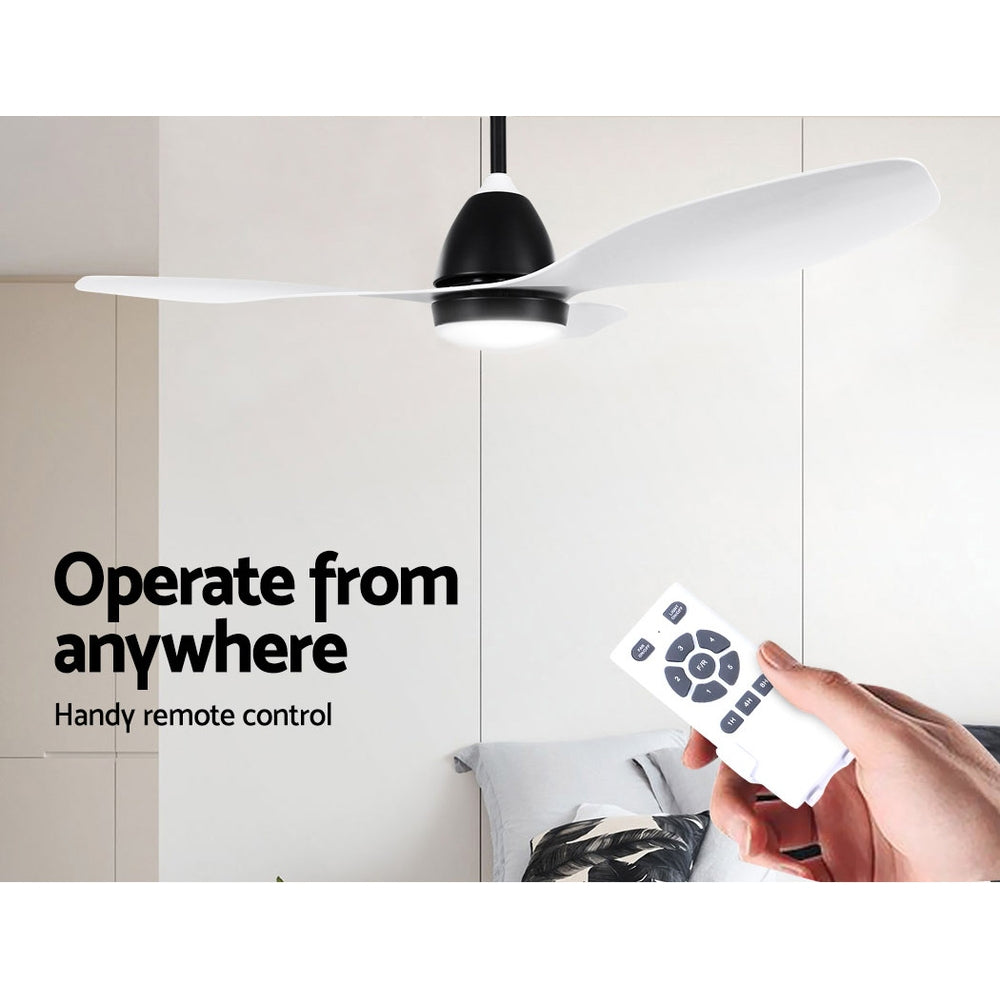 Remote control supplied with the 48 inch DC motor ceiling fan