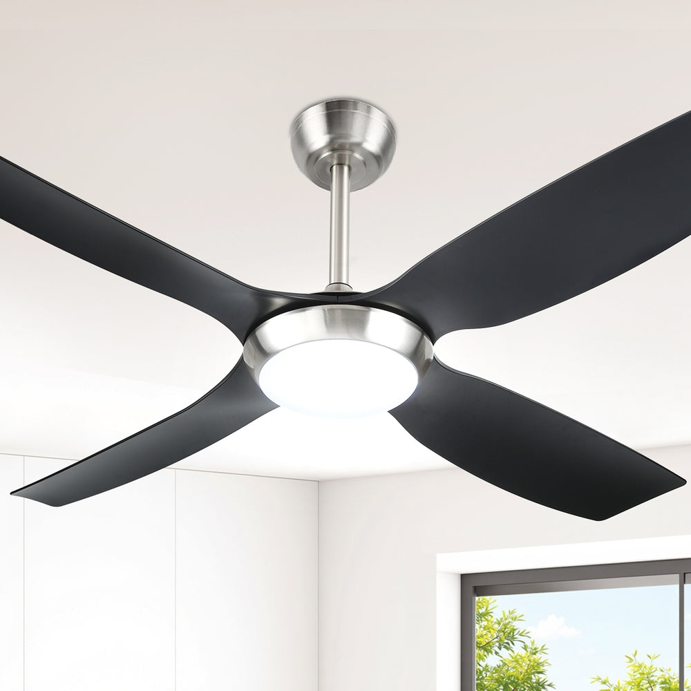 Dimension diagram of the 132 cm four blade ceiling fan